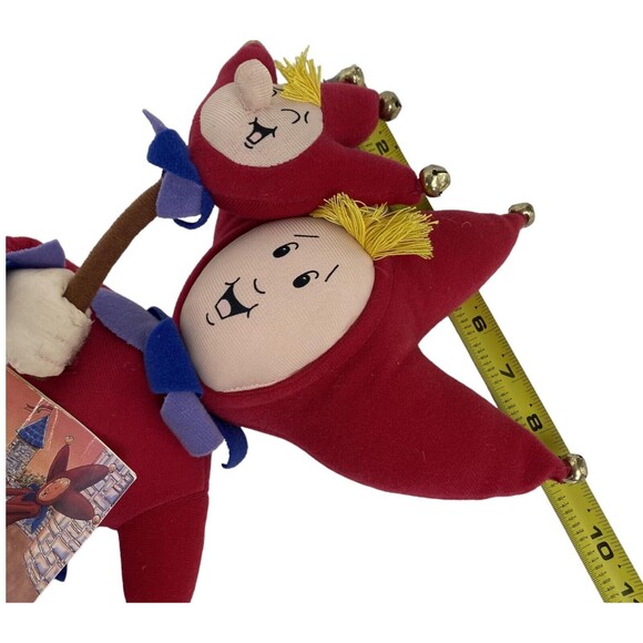 The Jester Has Lost His Jingle Plush Toy Stuffed Doll David Saltzman Kids play - Picture 14 of 14